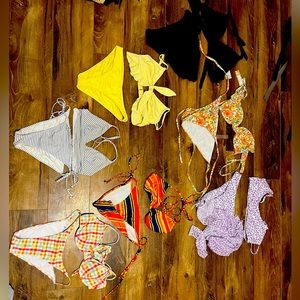 All different bathing suits and under 10$